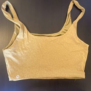 Women's Tan Sports Bra